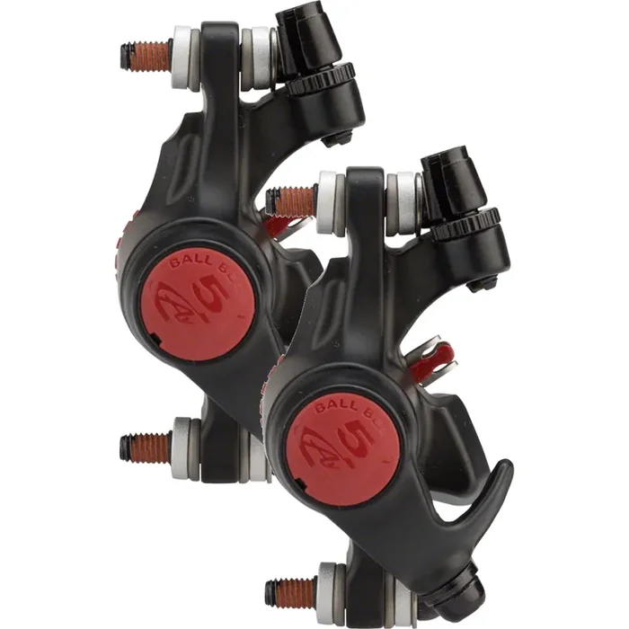 Avid BB5 MTB Cable Disc Brake Set – Black, Post Mount, Long Pull, Includes Pads (Pair)