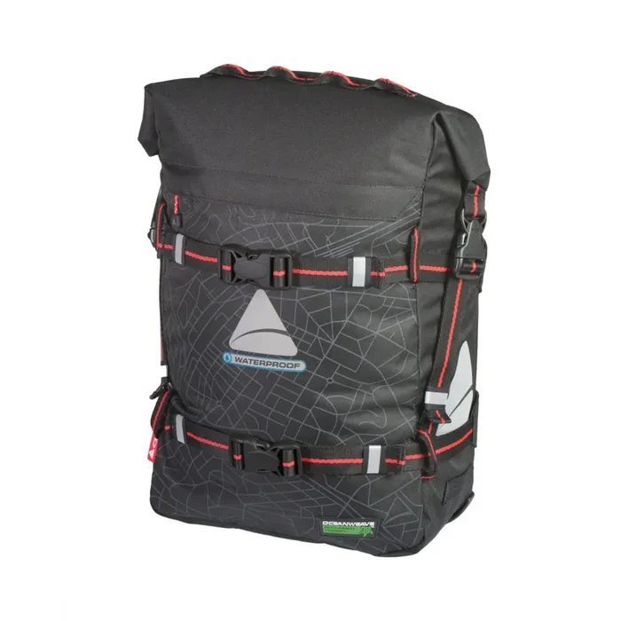Axiom Monsoon Oceanweave P18+ Pannier Black 18.5×11.25×5.25â ? Hook-On