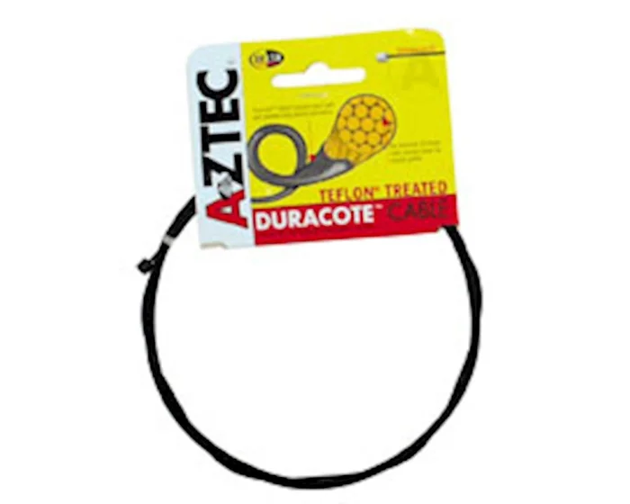 Aztec DuraCote Derailleur Cable (Black) (For Shimano/SRAM) (1.1mm) (2000mm)