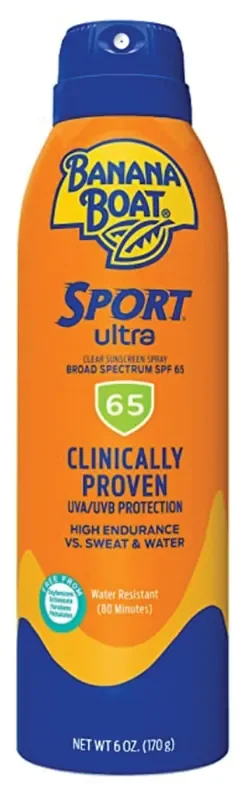 Banana Boat Sport Ultra SPF 65 Continuous Spray Sunscreen 6oz