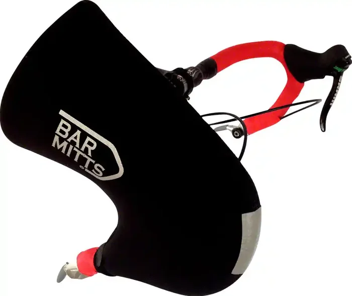 Bar Mitts Bar End Shifter Pogie Handlebar Mittens One Size, Black