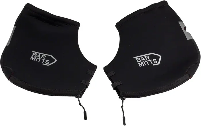 Bar Mitts Extreme Mountain/Flat Bar Pogies for Mirrors – Black, Large