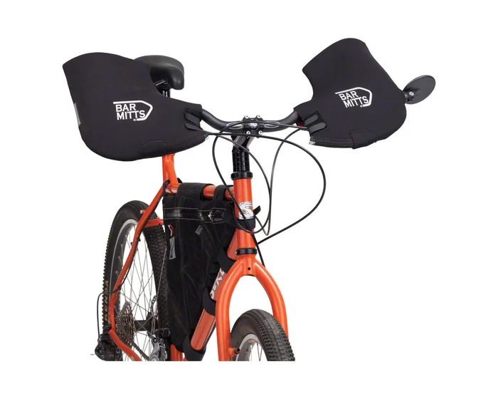 Bar Mitts Mountain/Commuter Pogie Handlebar Mitten (Mirrors) (Black) (S/M)