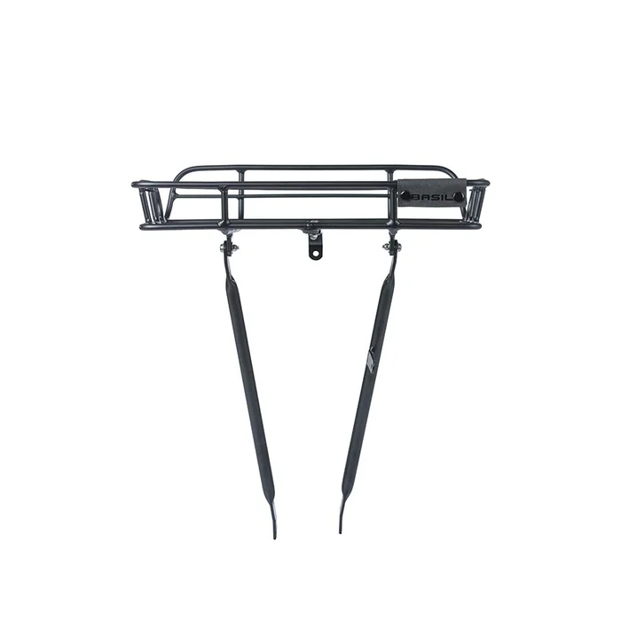 Basil Portland Front Rack Aluminum Black