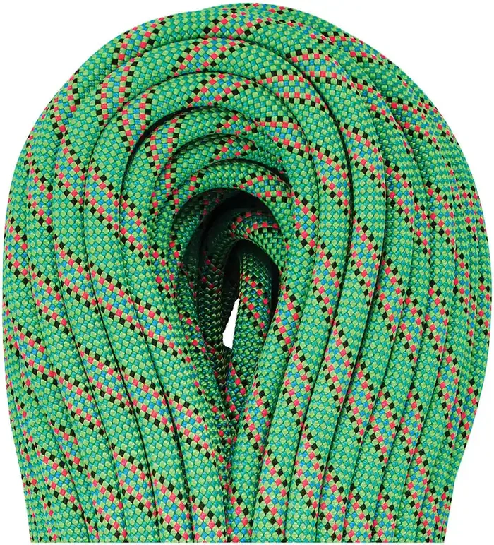 Beal Tiger Unicore 10mmx60m Green Dynamic Climbing Rope with Unicore Technology