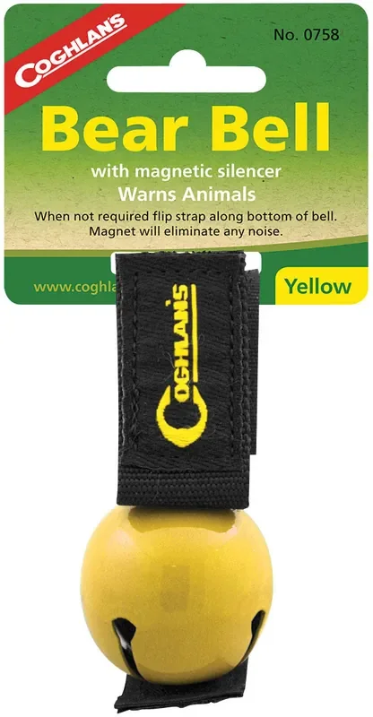 Bear Bells with Magnetic Silencers — Noisy Warning Devices with Durable Materials, Clear Sound, and Magnetic Straps for Safe Outdoor Adventures