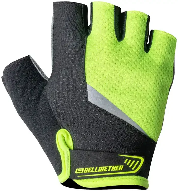 Bellwether Ergo Gel Gloves – Hi-Vis, Short Finger, Men‘s, Small
