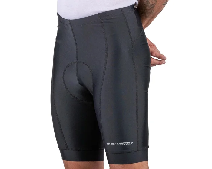 Bellwether Men’s Endurance Gel Shorts (Black) (L)