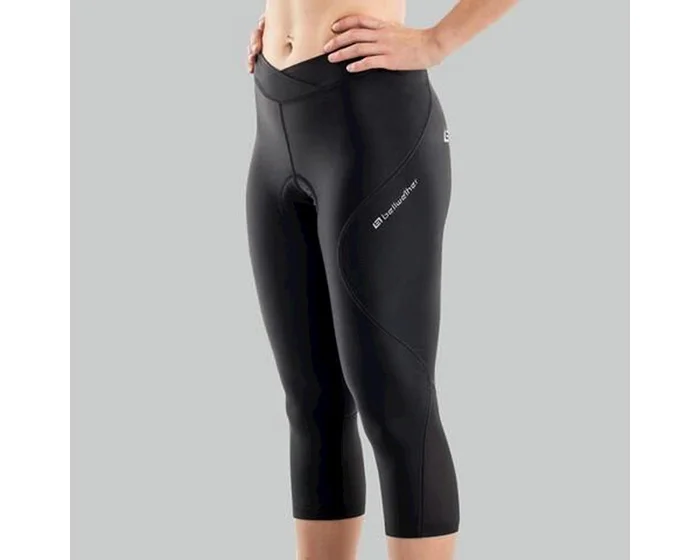Bellwether Women’s Capri Cycling Pant (Black) (L) (w/ Chamois)