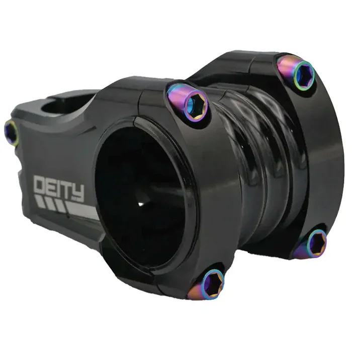 Better Bolts Deity Copperhead Ti Stem Bolt Kit, Rainbow, 6/Count