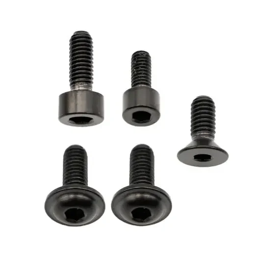 Better Bolts Fox 34 Fork Titanium Bolt Kit,Grip, Black, 5/Count
