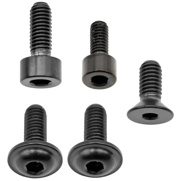 Better Bolts Fox 36 Fork Titanium Bolt Kit, Grip, Black, 5/Count