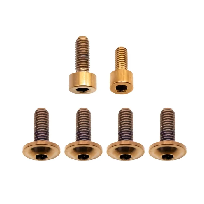 Better Bolts Fox 36SL Fork Titanium Bolt Kit, Grip,Copper, 6/Count