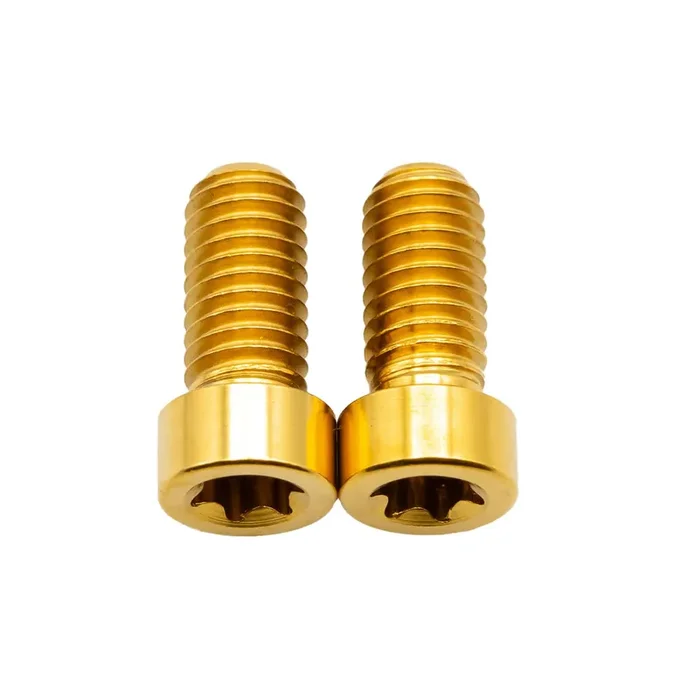 Better Bolts SRAM Matchmaker AXS Ti Mount Bolts, Gold, 2/Count