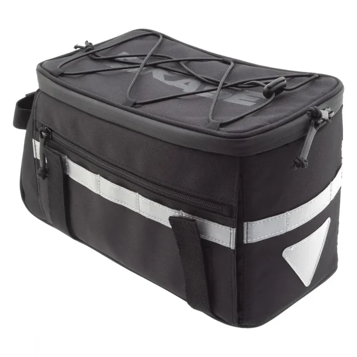 Bikase Big Momma Rack Bag Black 12x7x7.5in Velcro Straps