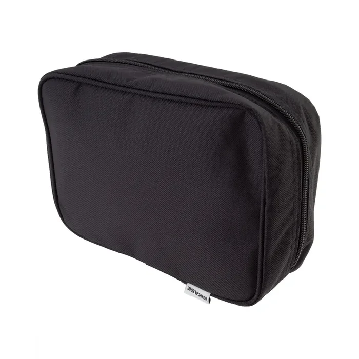 Bikase Charger Handle Bar Bag Black 9x6x3.5in Velcro straps