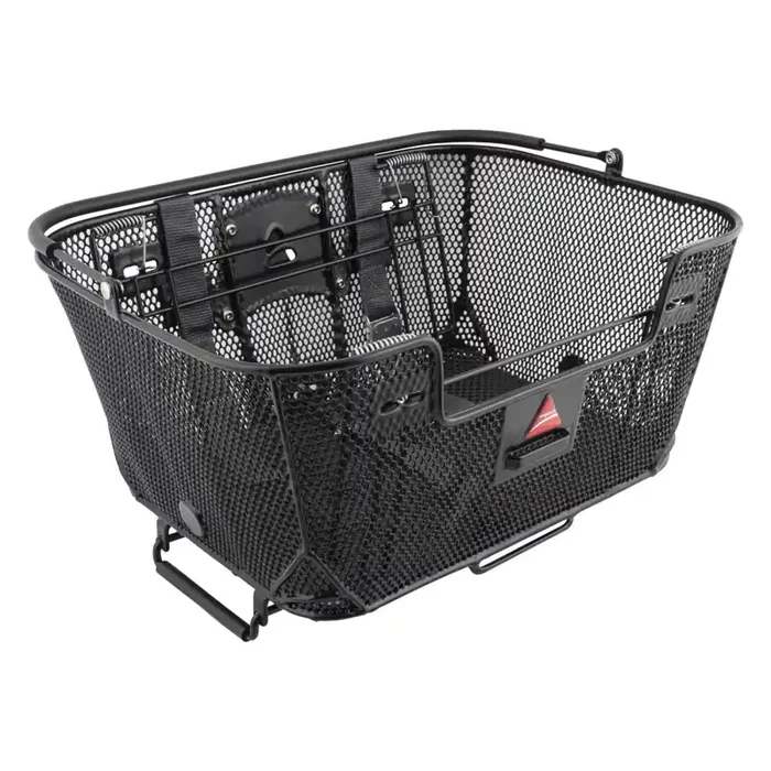 Bike Basket Axiom QR Dual-Function Premium Pet Black Steel/Vinyl 16in x 11.8in x 7.1`