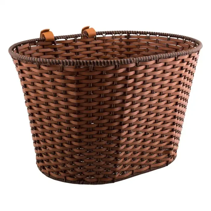 Bike Basket Sunlite Deluxe Rattan Brown Rattan 15x11x9.5`