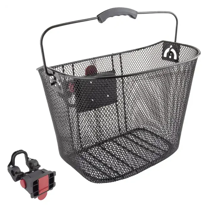 Bike Basket Sunlite QR Black Steel 13.5×10.5×10.5`