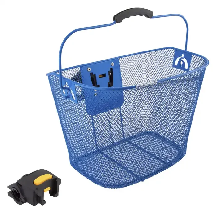 Bike Basket Sunlite QR Mesh Blue Steel Mesh 13.75×10.25×10.25`