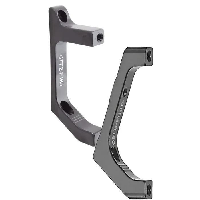 Bike Brake Adapter Bundle Flat to Post Mount Conversion for 160mm Rotors with Hardware