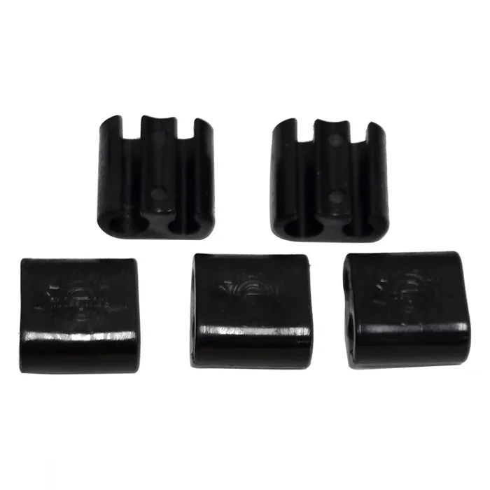 Bike Cable Management Clips – Durable Snap-On Dual Guides in Multiple Colors for Tidy, Low Profile Ride Customization