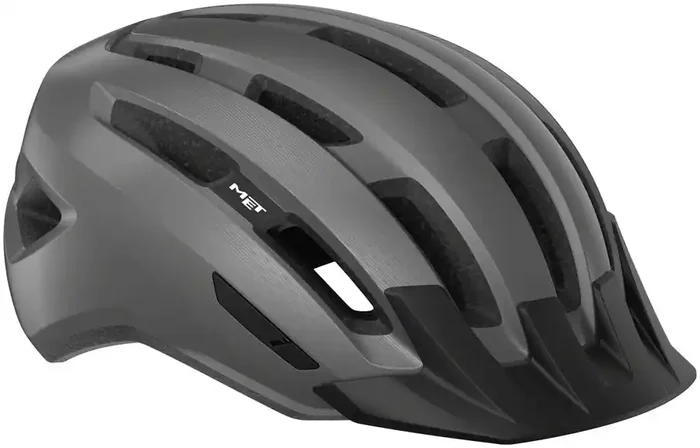 Bike Helmet MET Downtown Mips – Gray Glossy, Medium
