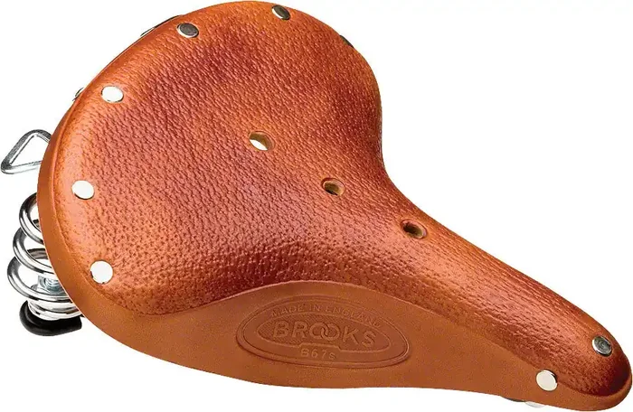 Bike Saddle Brooks B67 – Honey 210mm Width Leather Micro Adjust Seatposts