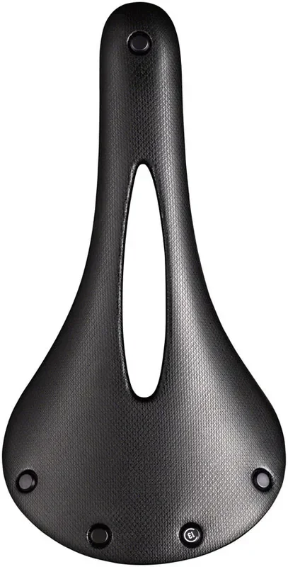 Bike Saddle Brooks C13 Carved – Black 158mm Width Natural Feel & Flexibility