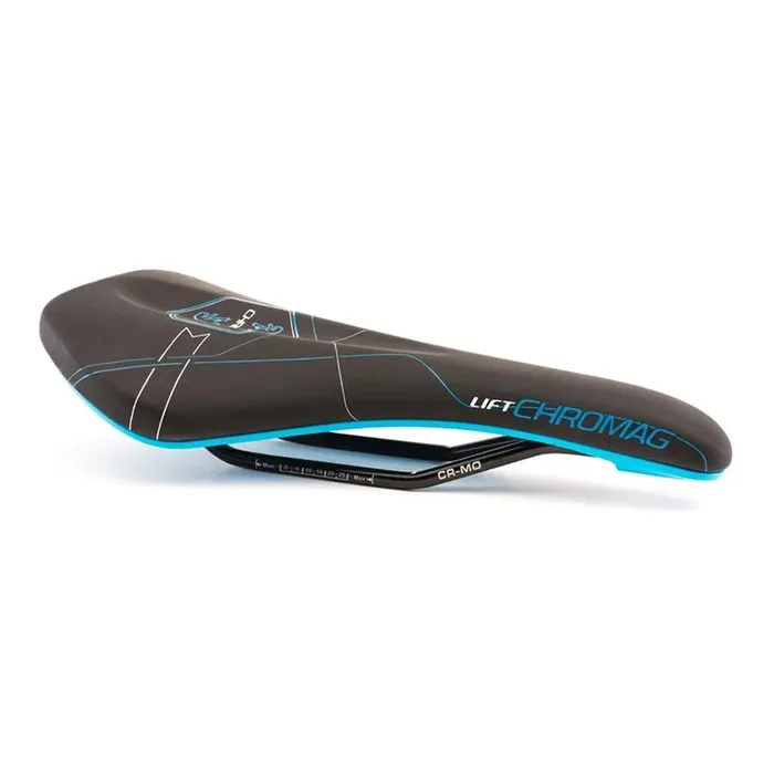 Bike Saddle Chromag Lift 280 x 140mm, Unisex, 290g, Black/Blue