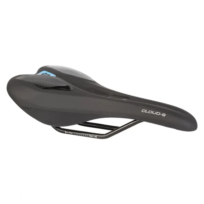Bike Saddle Cloud-9 Unisex Narrow Sport Kush Plus Memory Foam Road MTB – Black
