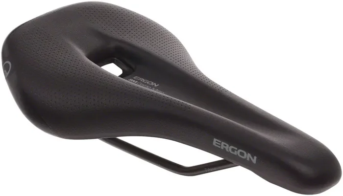 Bike Saddle Ergon SM Comp – Black Sit-Bone Width 12-16cm Synthetic Material