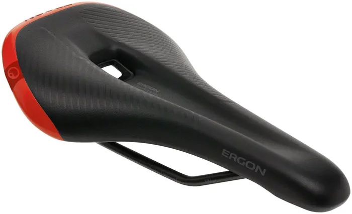 Bike Saddle Ergon SM Pro – Red 9-12cm Sit Bone Width Topeak QuickClick Adaptor