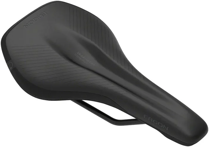 Bike Saddle Ergon SR Allroad Core Comp – Black/Gray Synthetic Relief Channel MD/LG