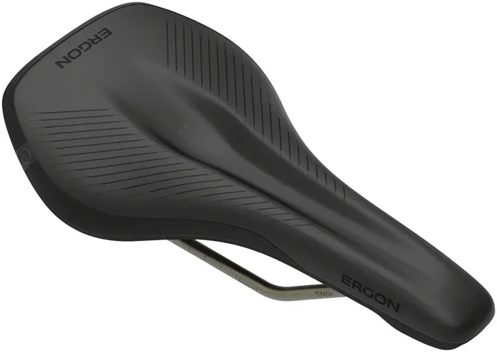 Bike Saddle Ergon SR Allroad Core Pro – Black Synthetic Relief Channel Mens SM/MD