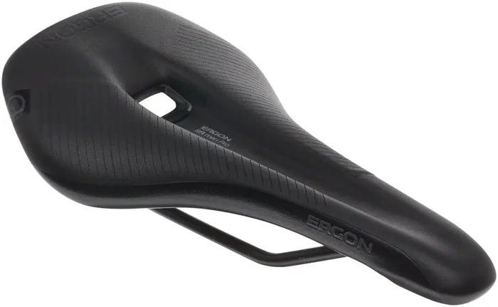 Bike Saddle Ergon SR Pro – Black Sit-Bone Width 12-16cm Synthetic Material