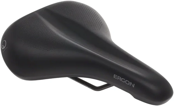Bike Saddle Ergon ST Gel – Black Sit-Bone Width 12-16cm Synthetic Material