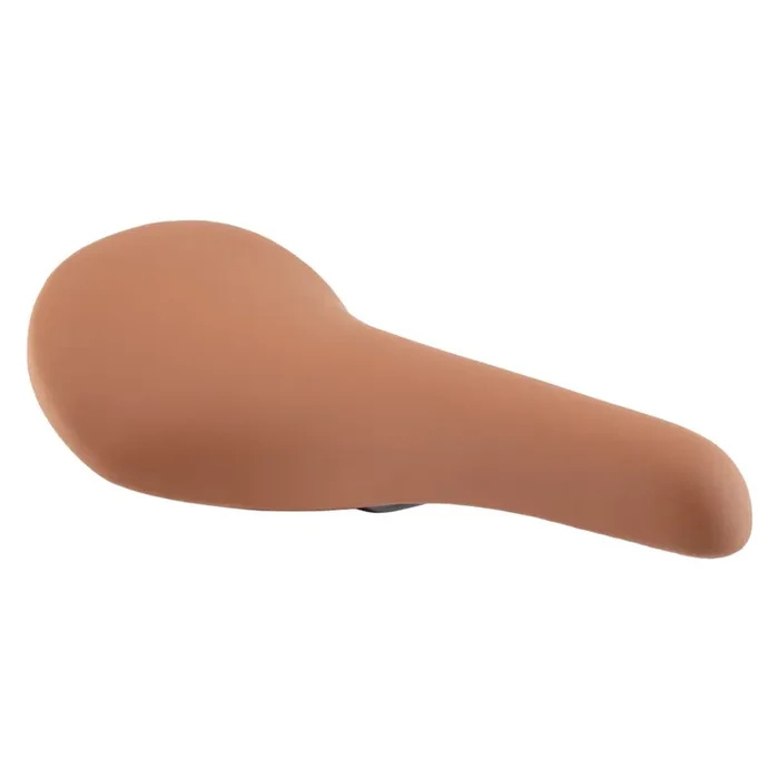 Bike Saddle Pure Cycles Drome 2 – Brown Steel Rails PVC Cover Unisex