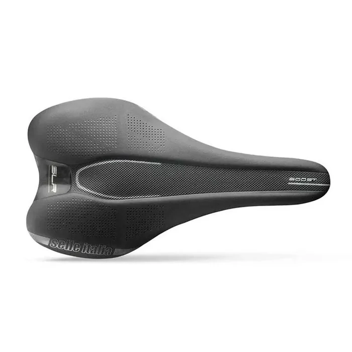 Bike Saddle Selle Italia SLR Boost – Black 130mm Width Titanium Rails