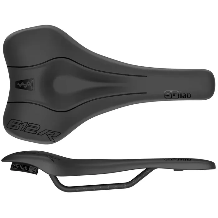 Bike Saddle SQlab 612 Ergowave S-Tube Rail 130* , Blk