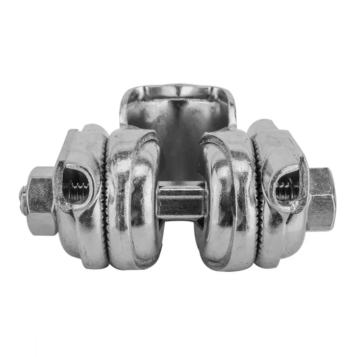 Bike Saddle Sunlite Clamp Fits single rail Silver