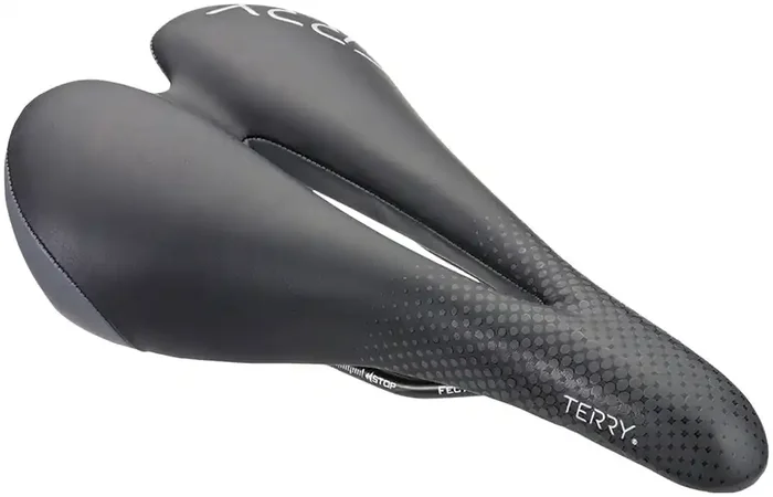 Bike Saddle Terry Falcon X – Black 152mm Width CrMo Rails Womens Synthetic
