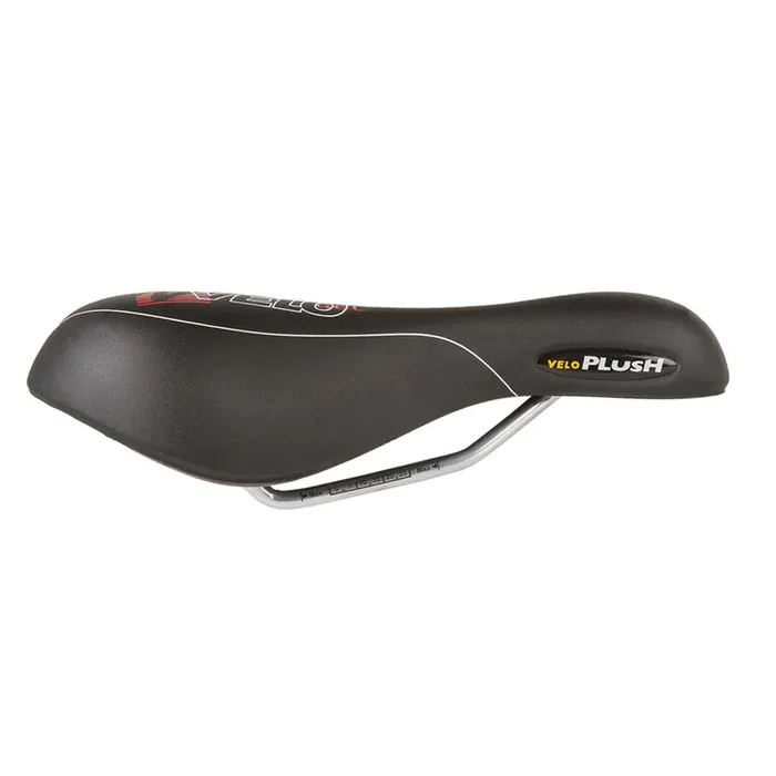 Bike Saddle Velo Plush Gel D2 255 x 177mm, 477g, Black