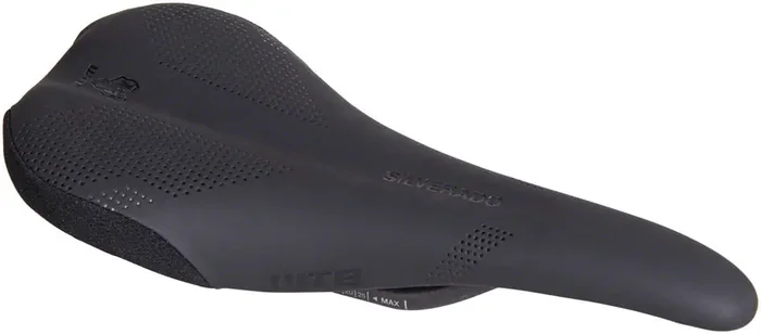 Bike Saddle WTB Silverado – Black 280mm Width Carbon Rails Microfiber Cover