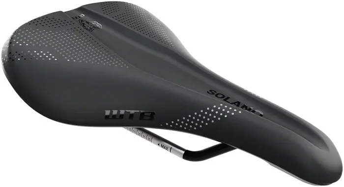 Bike Saddle WTB Solano – Chromoly, Black, Wide, Fusion Form