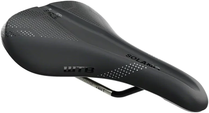Bike Saddle WTB Solano – Titanium, Black, Wide, Fusion Form