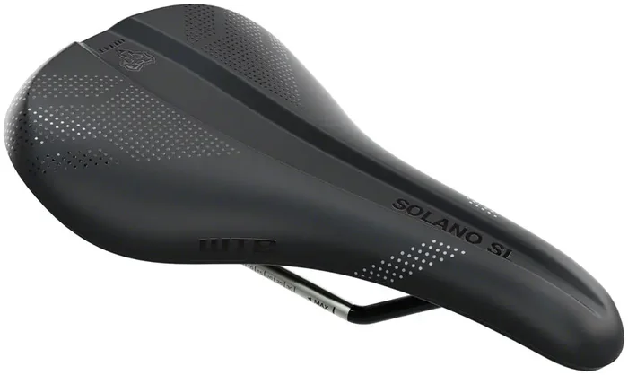 Bike Saddle WTB Solano SL – Titanium, Black, Wide, Fusion Form