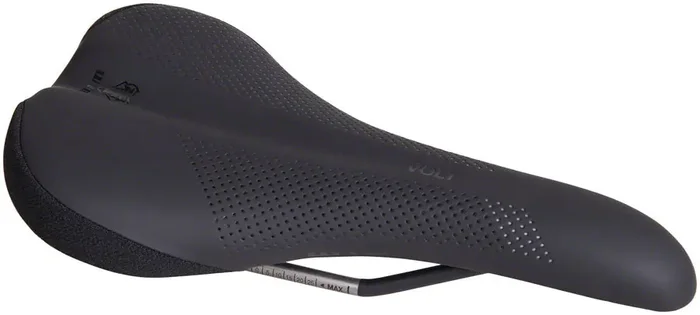 Bike Saddle WTB Volt – Black 142mm Width Titanium Rails Microfiber Cover