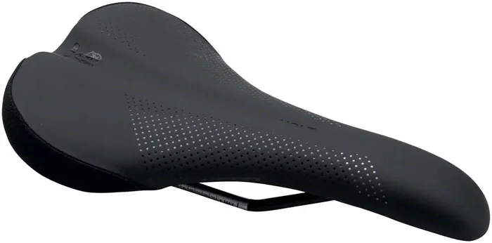 Bike Saddle WTB Volt – Black 265mm Width Steel Rails Microfiber Cover