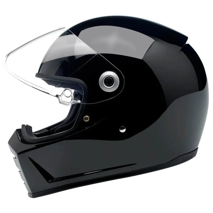 Biltwell Lane Splitter Helmet – Gloss Black